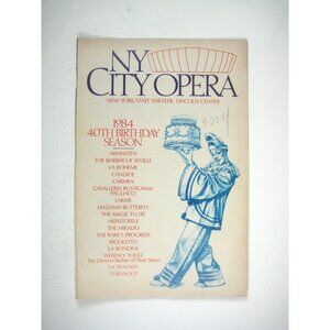 Carmen 1984 New York City Opera 40th Birthday Season Program